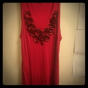 Beautiful red tank top